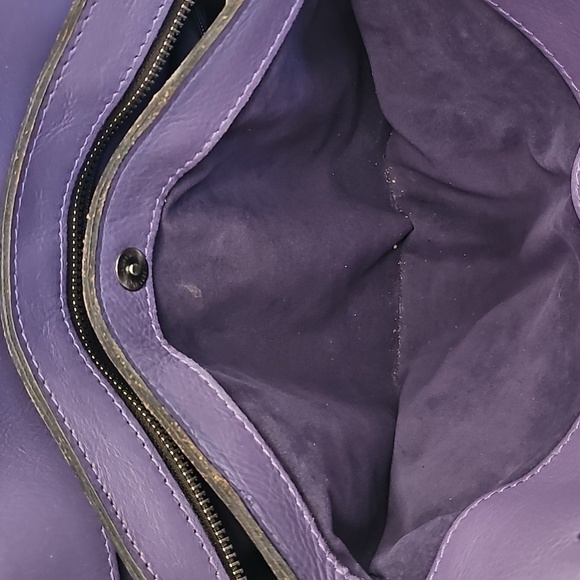 Elegant, Purple, Floral, Handbag, Leather, Country, Cowgirl, Shoulder, Travel - Picture 6 of 15